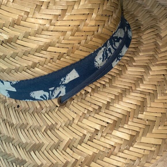 Bluewater Beach Straw Hat with Drawstring! - Picture 6 of 12